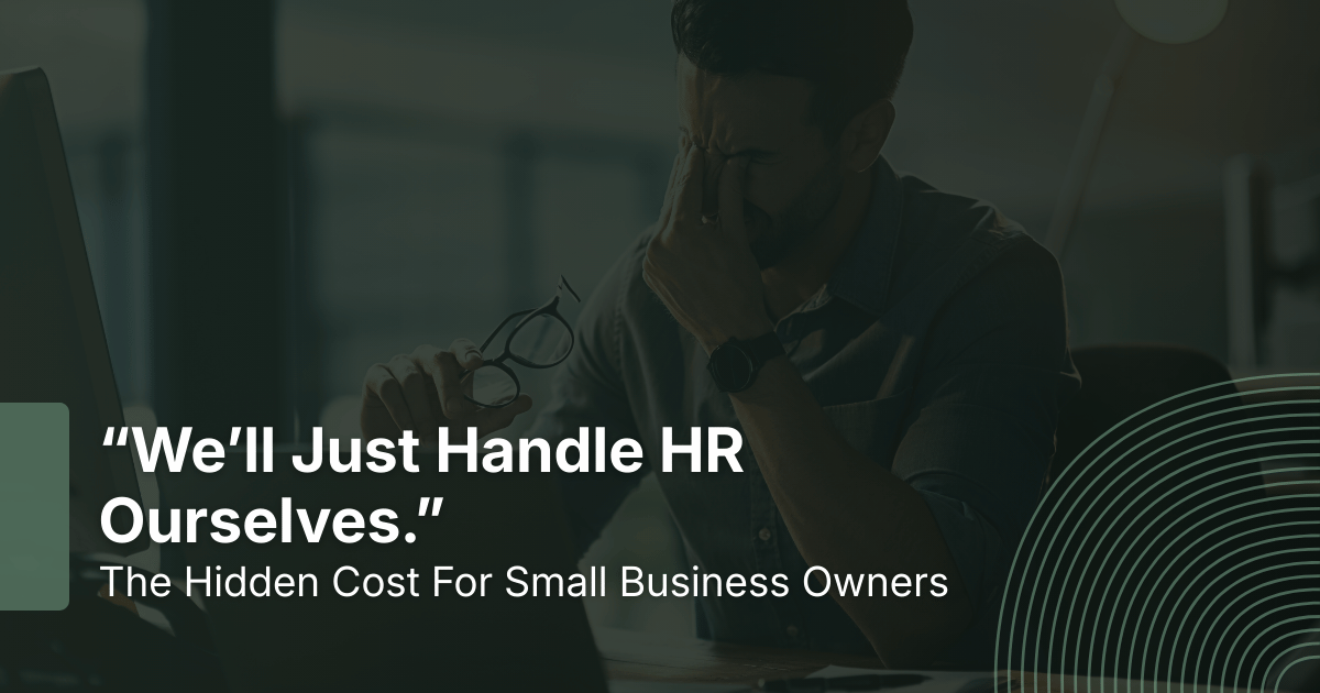 concept-stressed out small business owner due to DIY HR management