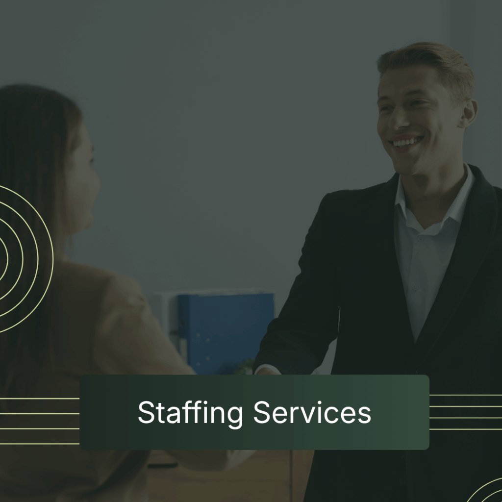 Alpha Method Staffing Agency Services Concept